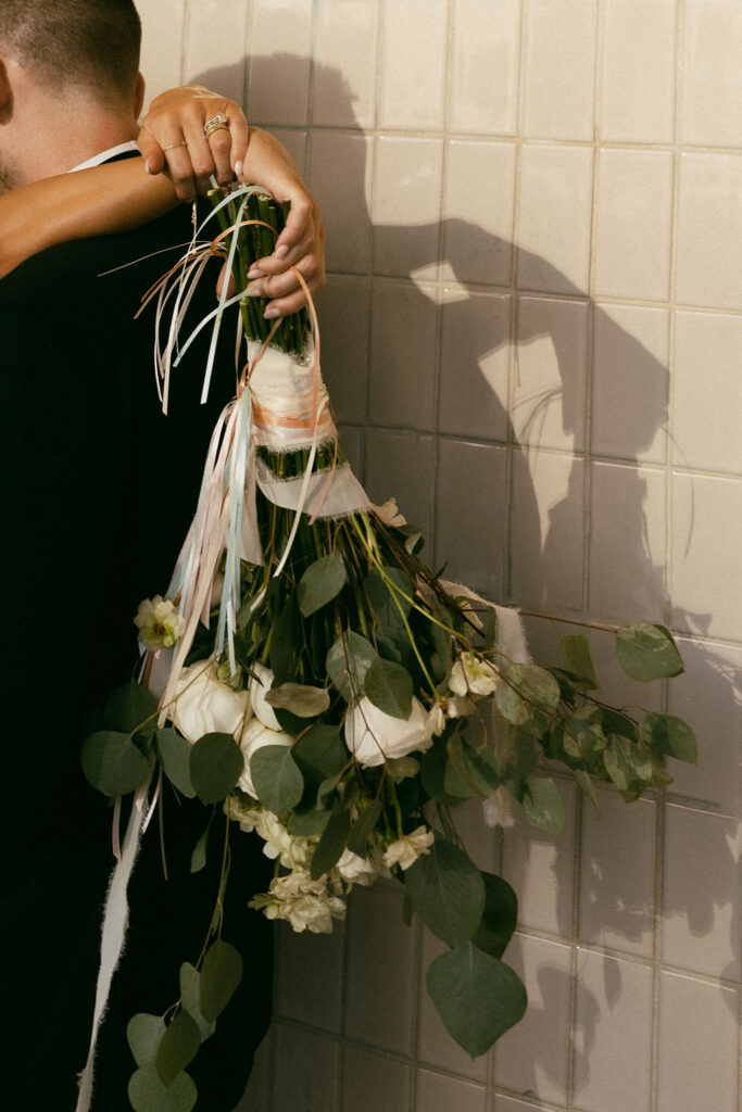 White wedding bouquet