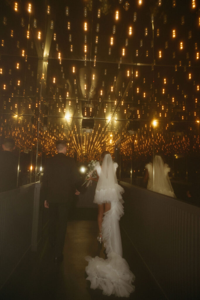 Bride and grooms Las Vegas elopement portraits