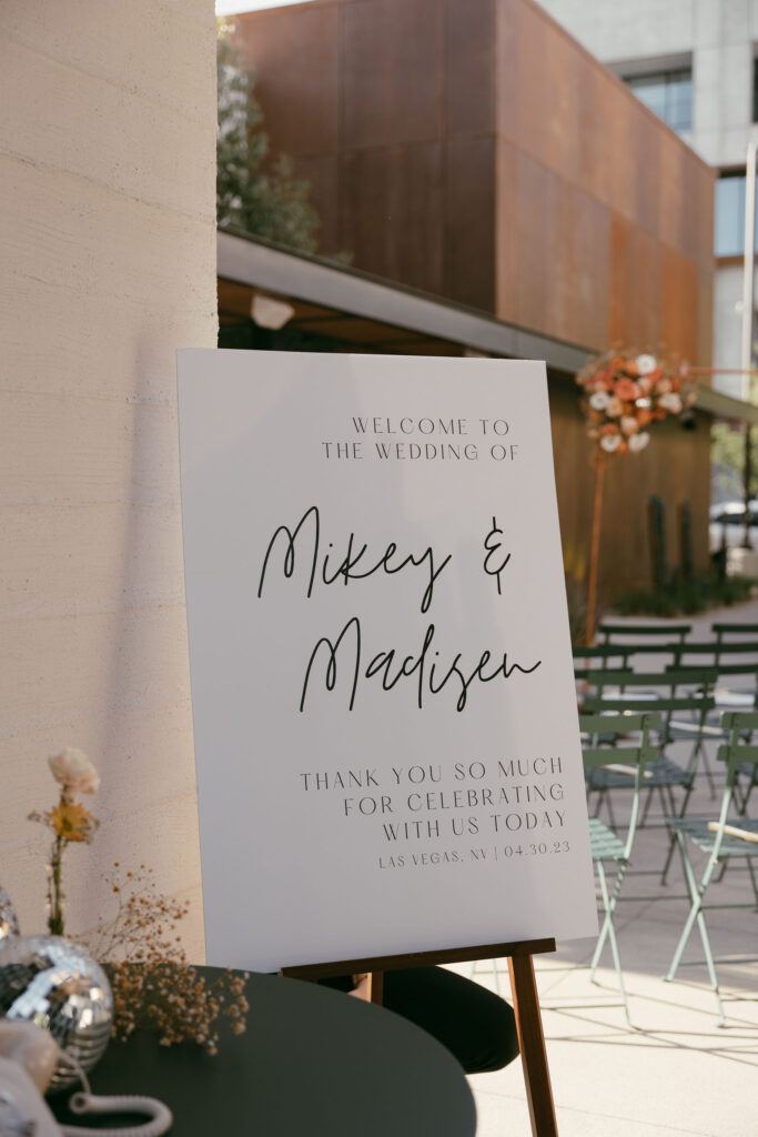 A Las Vegas micro wedding ceremony at UnCommon