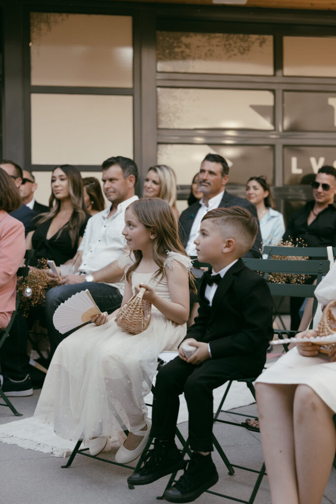 A Las Vegas micro wedding ceremony at UnCommon