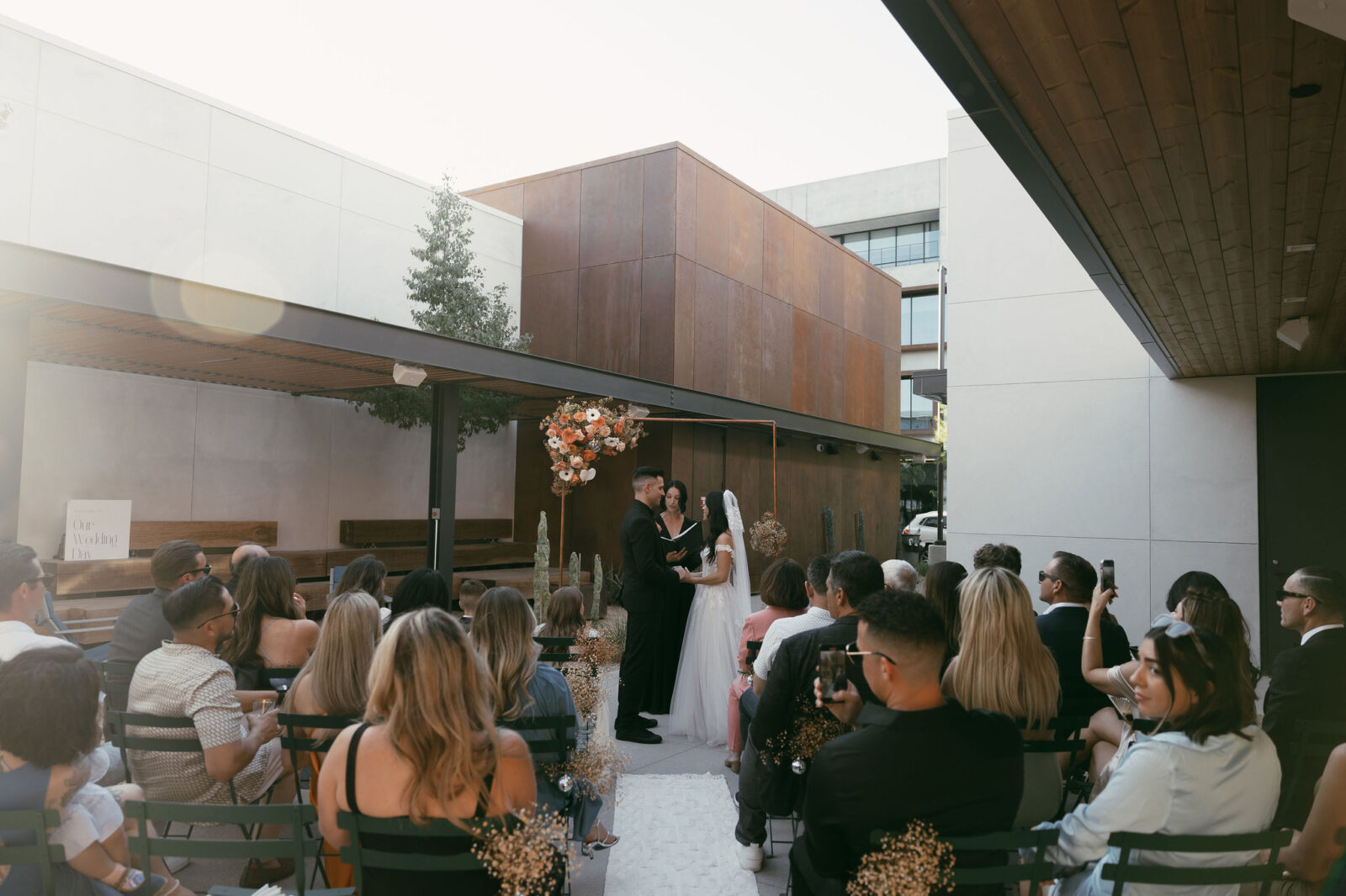 Las Vegas micro wedding ceremony at UnCommon