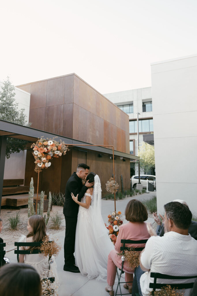 A Las Vegas micro wedding ceremony at UnCommon