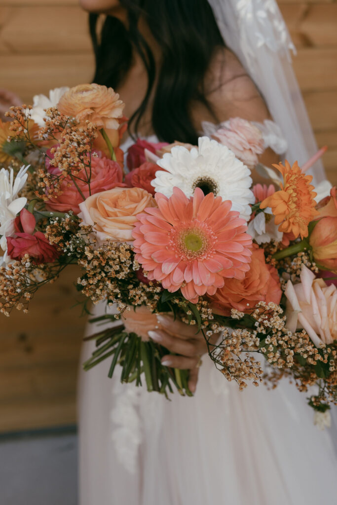 Bride and groom portraits from an intimate Las Vegas micro wedding at UnCommon