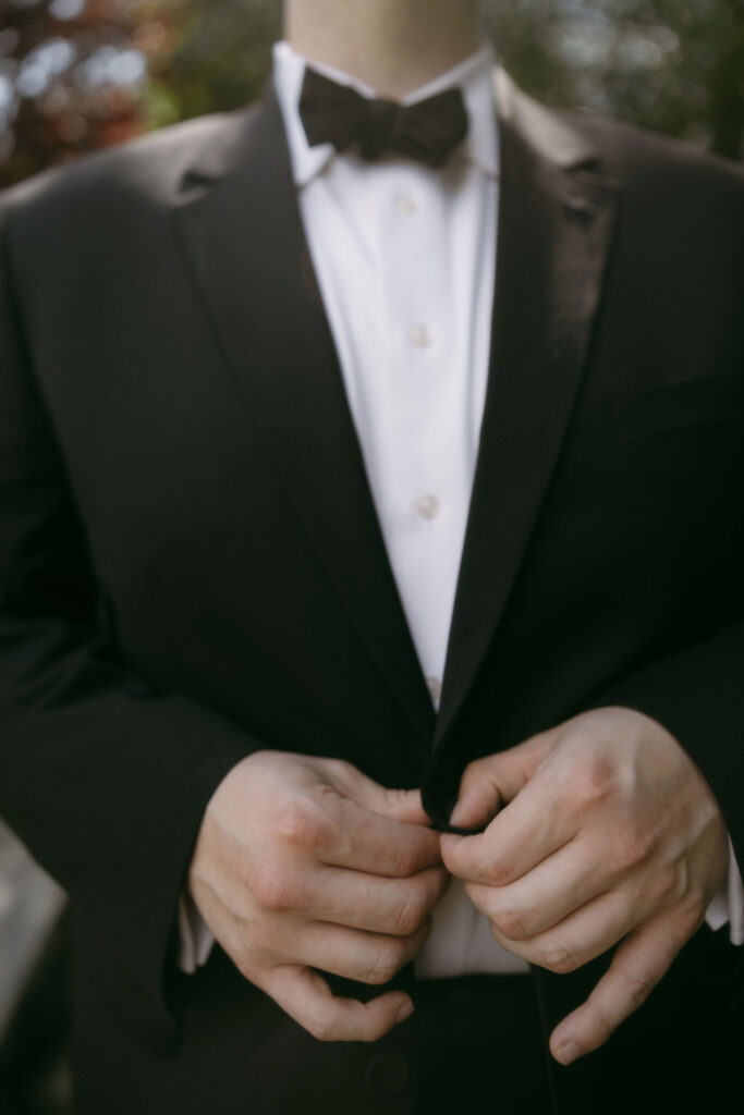 Grooms getting ready portraits