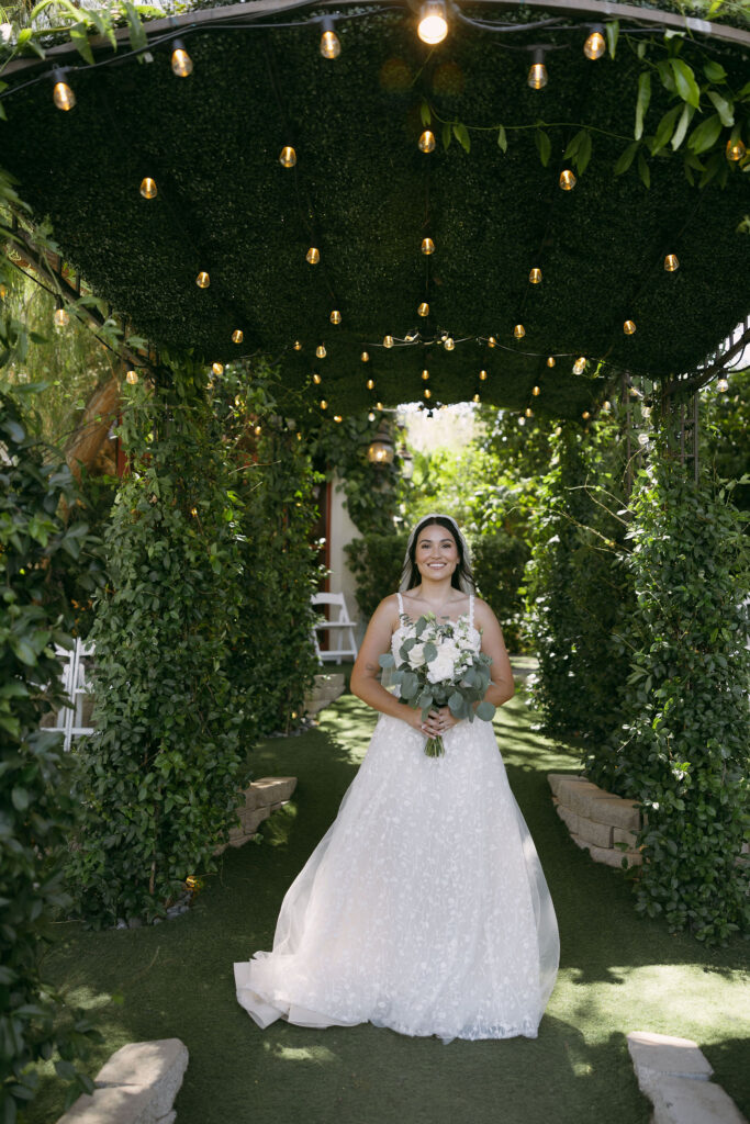 Outdoor bridal portraits at Lakeside Weddings and Events in Las Vegas