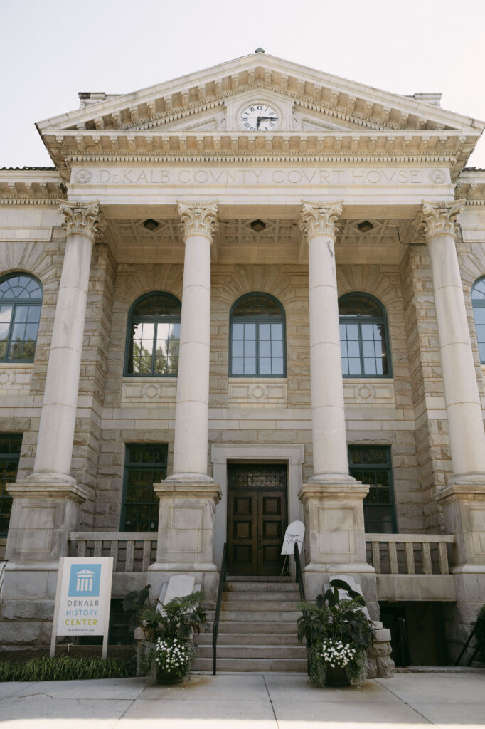 Intimate Historic DeKalb Courthouse wedding in Atlanta, Georgia