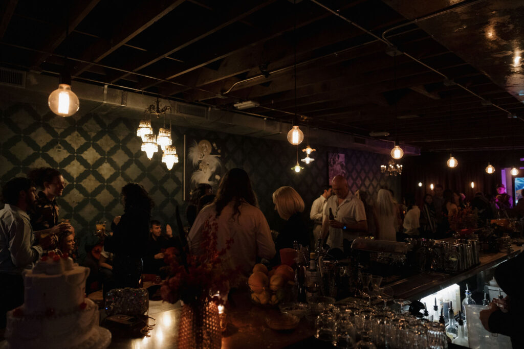 Intimate Velveteen Rabbit wedding reception